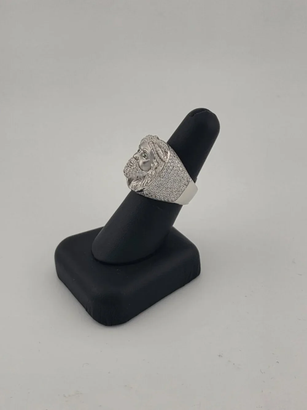Brand New Sterling Silver 925 Jesus Face Ring